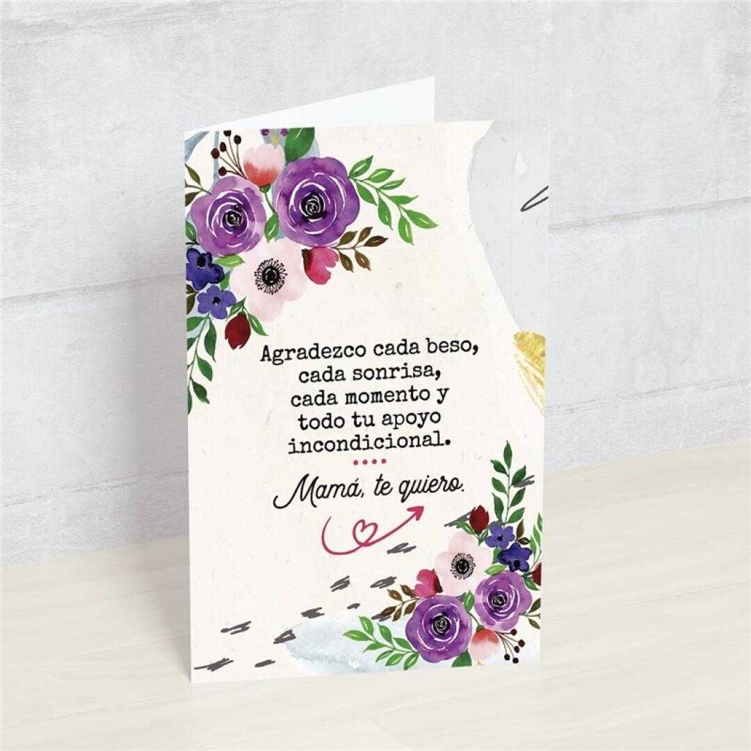 Postal MADRE: Agradezo cada beso, cada sonrisa...