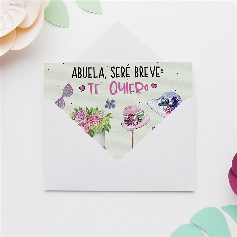 MINICARD: Abuela, seré breve: Te quiero