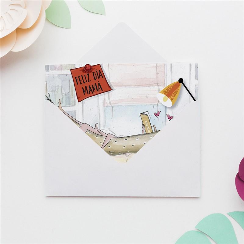 MINICARD: FELIZ DIA MAMA (hamaca)