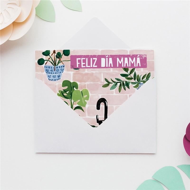 MINICARD: FELIZ DIA MAMA (plantas)