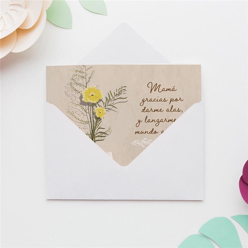 MINICARD:Gracias mamá por darme alas, y lanzarme...
