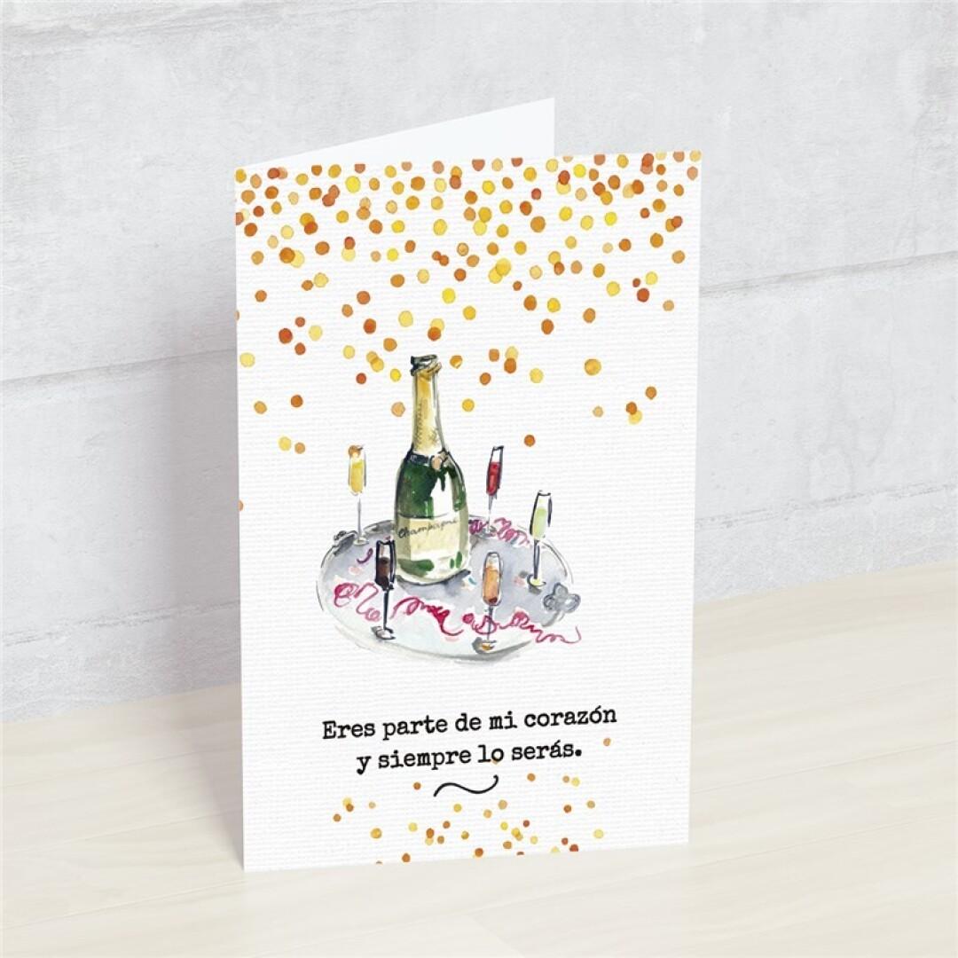 Postal: Eres parte de mi corazón y siempre lo serás