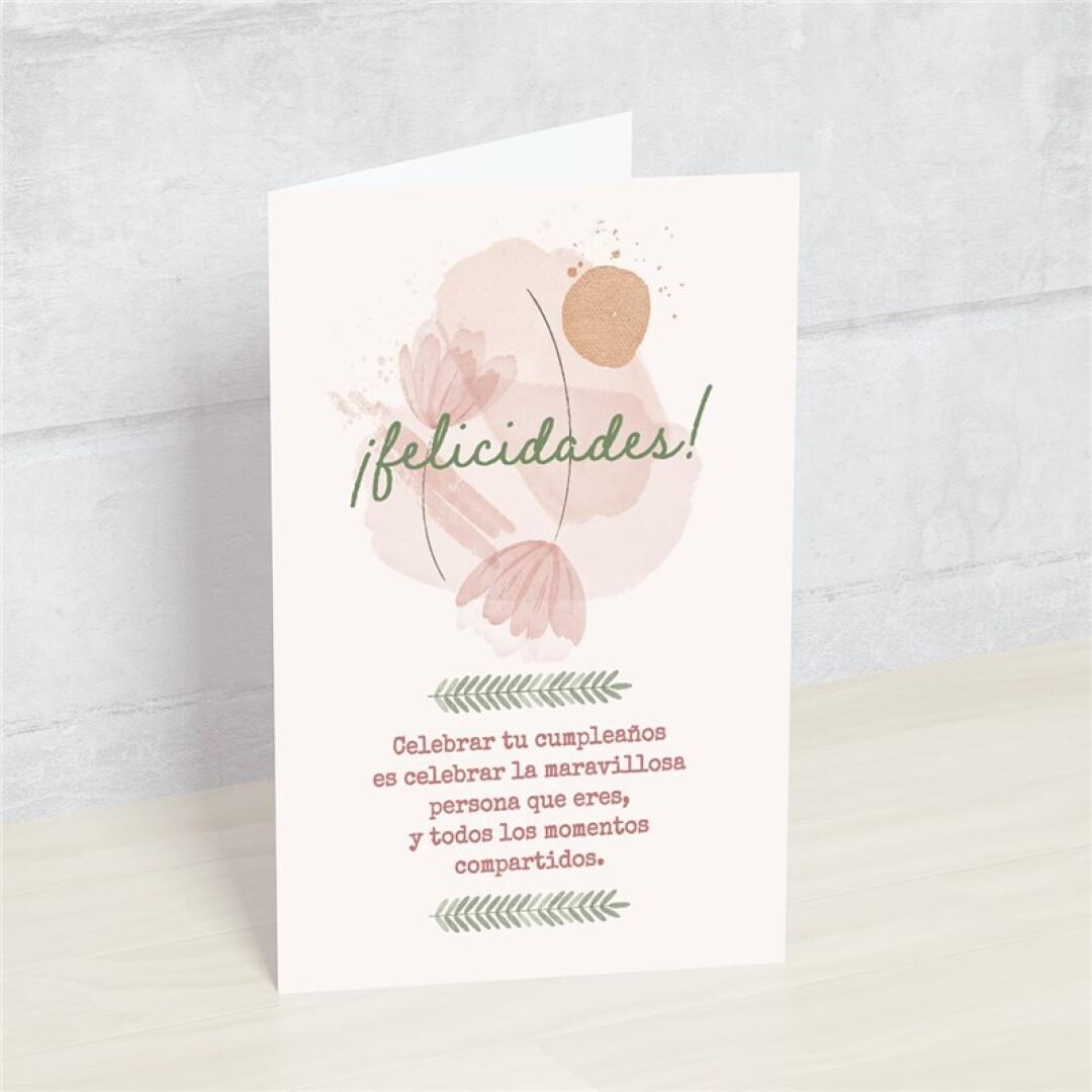 Postal: Felicidades. Celebrar tu cumpleaños...