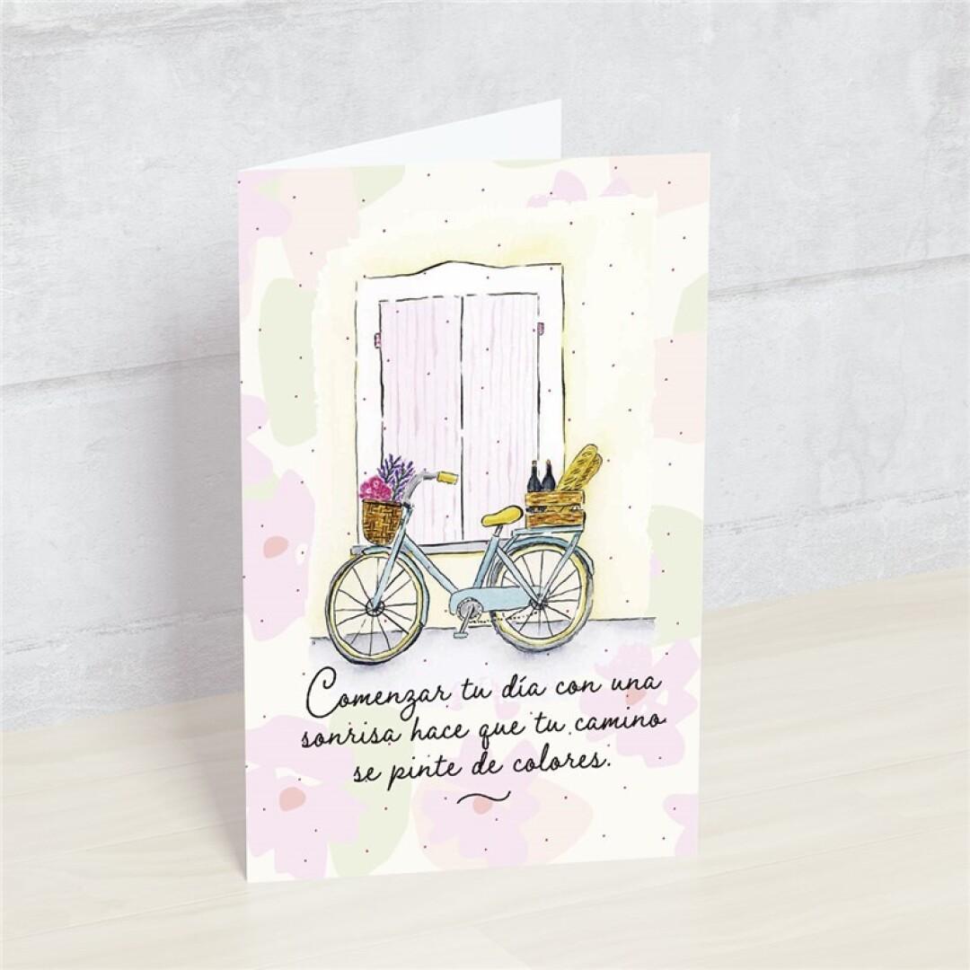 Postal: Comenzar tu día con una sonrisa...